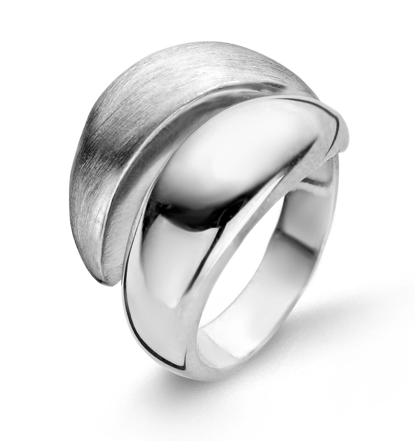 orphelia 女式戒指925银3872 / 镀铑尺码:52 ( 16.6 ) – 52